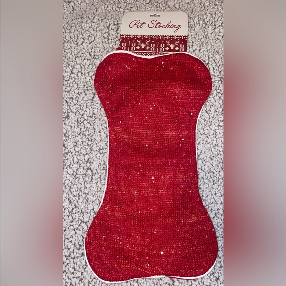 NWT Christmas pet stocking gift bag